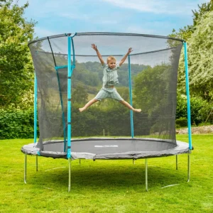 TP Toys trampoline with a ground diameter of 305 cm x 305 cm