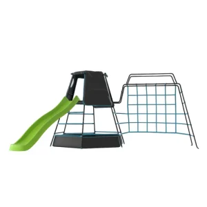 TP Explorer set with metal climbing frame, monkey bridge and slide