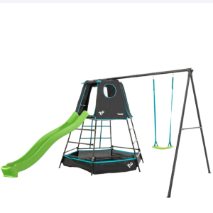 TP Explorer set with metal climbing frame, slide and swing