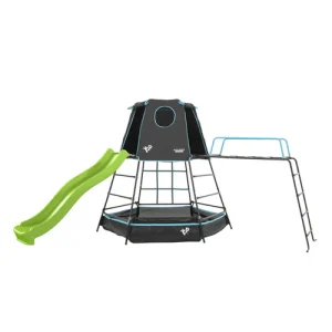 TP Explorer set with metal climbing frame, slide and Jungle Run track